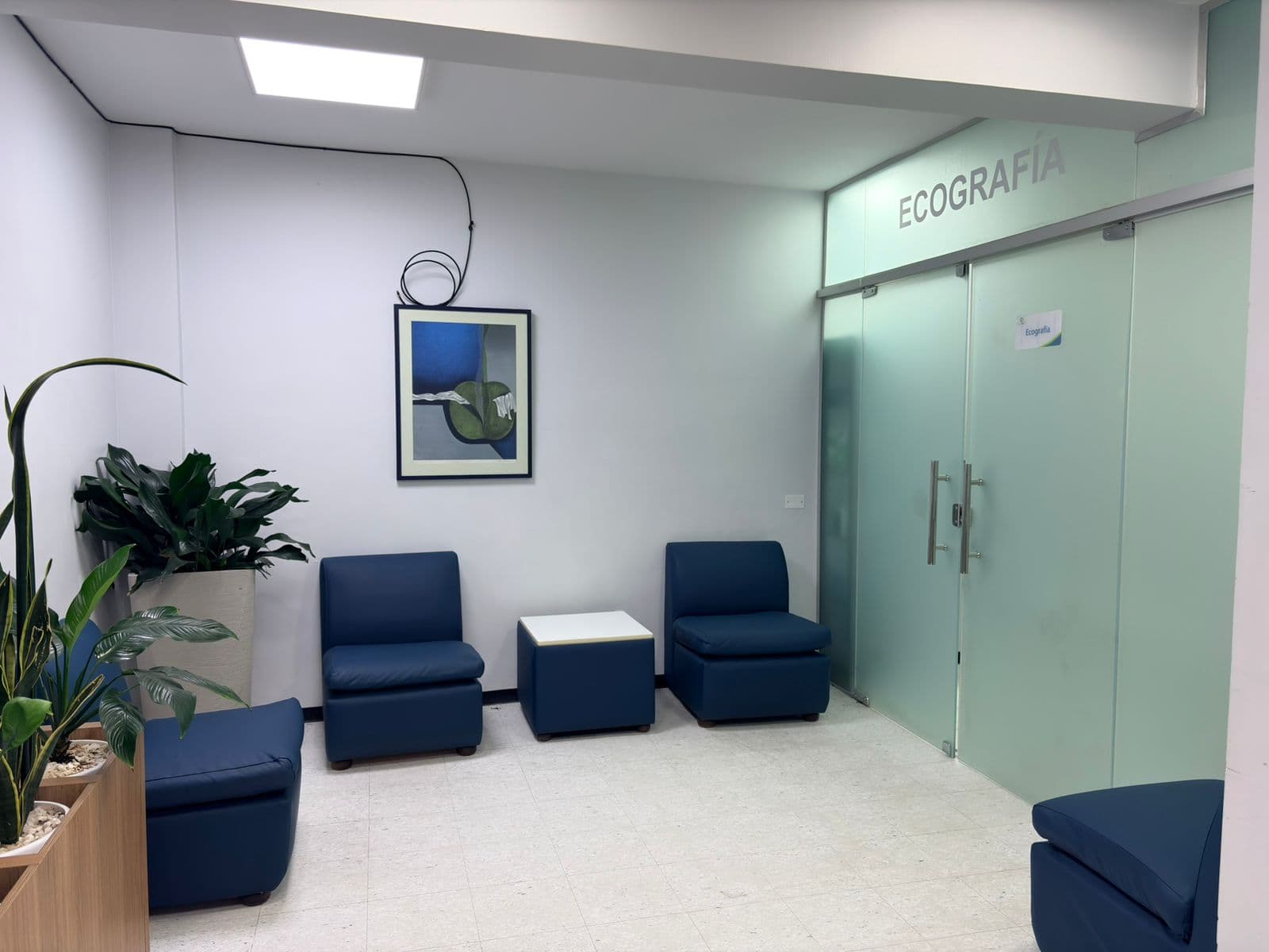 Sala de espera del área de Ecografía